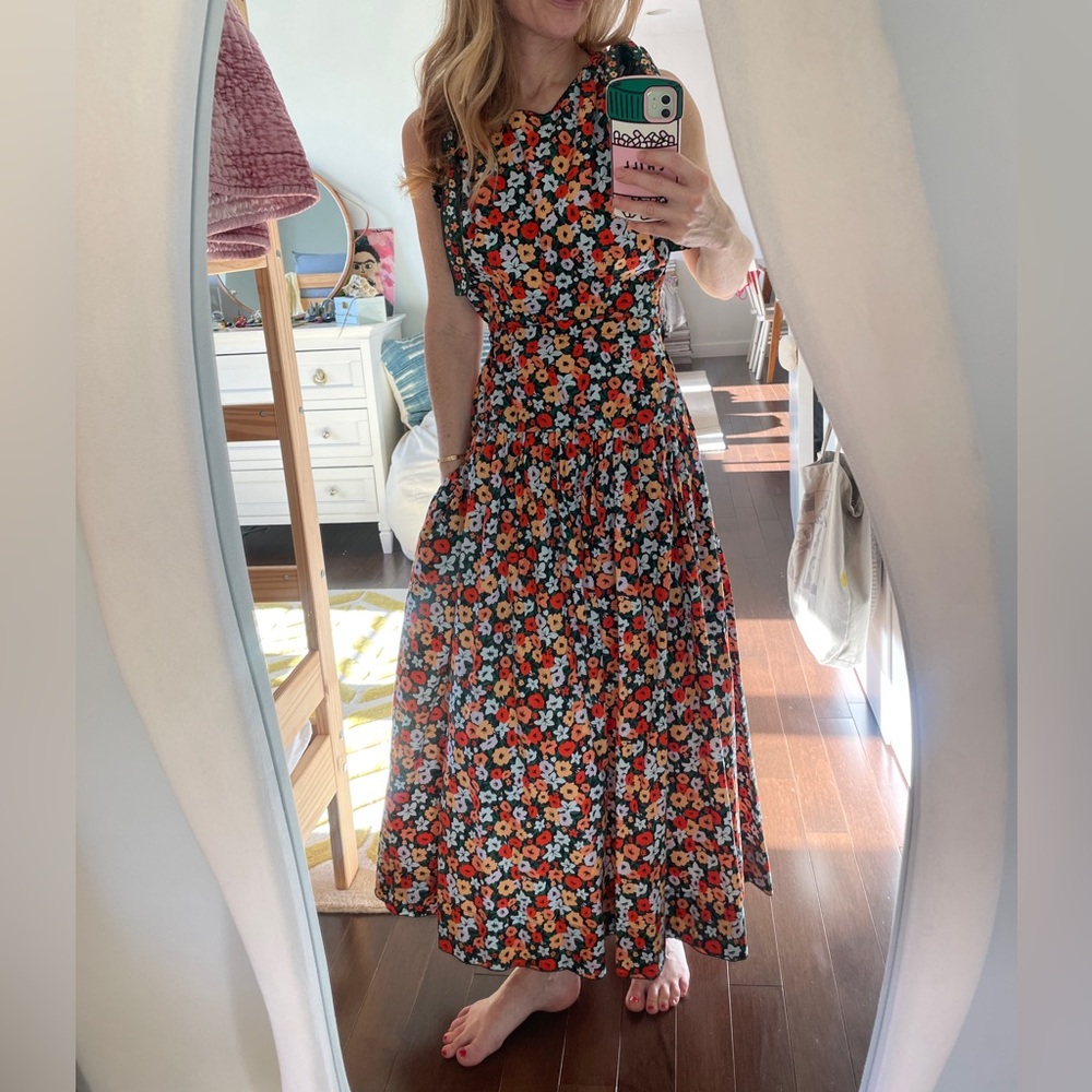 Agua by Agua Bendita Guaguanco La Fania Noche Midi Dress Size Small